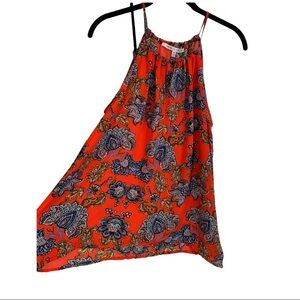 Collective Concepts red orange sleeveless top